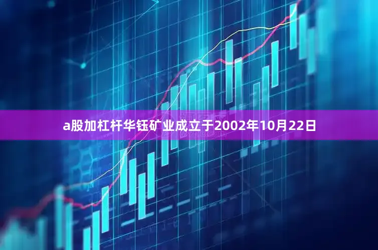a股加杠杆华钰矿业成立于2002年10月22日