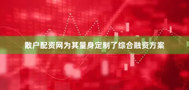 散户配资网为其量身定制了综合融资方案